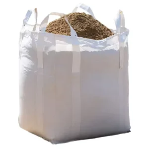 1 Ton 1.5Ton Polypropylene Jumbo Bulk Big Bag Flat Bottom Option Discharge Fibc Container Bag 1000KG 1500KG