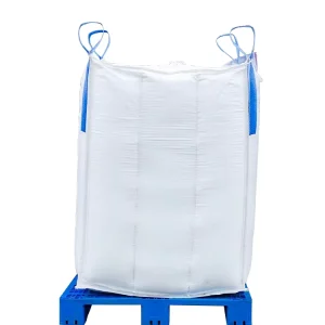 1 Ton Food Grade Jumbo Bag Breathable Big U-Panel Bulk Container Flat Bottom 1000kg PP Material