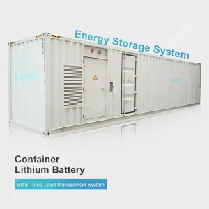 1.0MWH on Grid Lithium Ion Energy Storage Container Battery with Liquid Cooling CAN Communication for Solar Systems