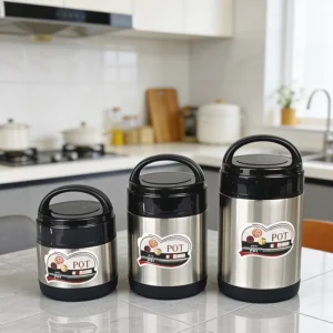 1.2 1.6 2L Stainless Steel Portable Insulated Lunch Box Food Flask Thermos Food Warmer Container Jar