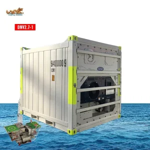 10-Foot DNV 2.7-1 and ISO 18055 Standard, LR-Certified Refrigerated Container with Carrier Refrigeration Unit