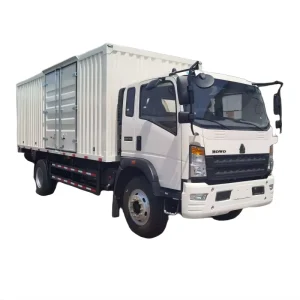 10 Ton Box Truck 4.2m Cargo Van Dry Van with Lift Gate for Logistics Delivery