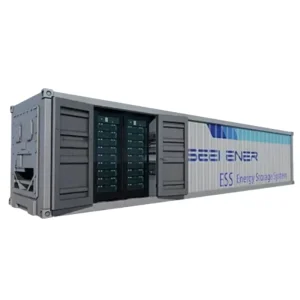 10 Years Life Time Outdoor 1mw Battery Storage Container 500kwh 1MWh 20ft 40ft Container ESS Solar Battery Energy Storage System