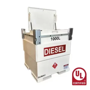 1000L/264Gal Mobile Double-Wall Diesel Station Fuel Pump for Certified Warranty Long Service Life