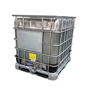 1000L Stainless Steel IBC Tank Heavy Duty Intermediate Bulk Container for Olive Oil Liquid Storage Transport