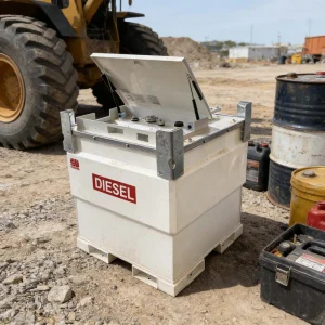 1000l Fuel Cube Transfer Tank Double Wall Storage Diesel Petrol 2000l Portable Gas Station ULC/UL Certified IBC Tank