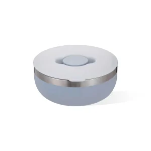 1000ml Round Double Wall Stainless Steel Lunch Bowl Tiffin Container for Kids & Adults Bento Box with Salad Bowl