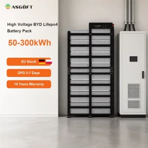 100kWh 200kWh 300kWh High Voltage ESS Large Scale Modular LiFePO4 Storage System Project Integrated Factory Supply