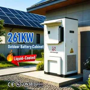 100kwh 261kwh High Voltage Lifepo4 Battery Liquid Cooling Commercial Industrial Solar Energy Storage System Lifepo4 Battery