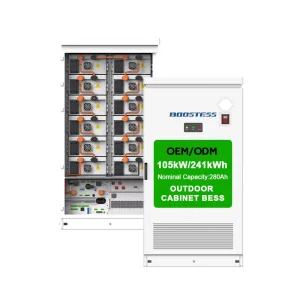 105KW 241KWh All in One Air Cooling Energy Storage Cabinet LiFePO4 Battery for Factory Industrial Power Solutions