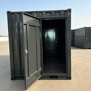 10FT Portable Steel Container Cafe Kiosk Mobile Coffee Shop House Customizable Layout Waterproof Durable Flexible Size