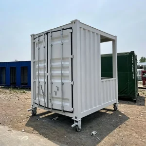 10HC High Durability Customizable Outdoor Kiosk Steel Modular Container Shops Coffee for Park Retail Street Vending Stall