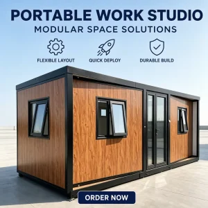 10ft 20ft 40ft Expandable Modular Container Office Portable Prefab Workspace Quick Assembly Damage-Free Shipping