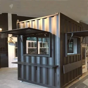 10ft 20ft Foldable Container House Shipping Container bar Design Container Cafe shop booth Container Restaurant for Sale