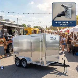 10ft 20ft Portable Reefer Container Heavy Duty Mobile Cold Storage Room for Fruits Vegetables and Seafood