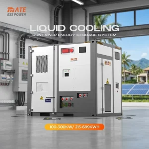 10ft Liquid Cooling Energy Storage Container 100kW 215kWh 300kW 699kWh LiFePO4 Battery for Resort Off Grid Power Supply ESS