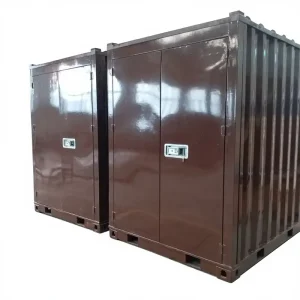 10ft Mini Storage Container Collapsible Folding and Easy Assembled for Sea Shipping Demountable Design