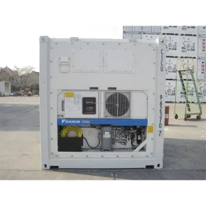 10ft Offshore Reefer Container GET Cold Chain CIMC Thermoking Refrigeration Unit 12.4m3 Capacity Full Open Door FRP Frozen Air