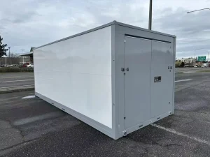 12′ 16′ 20′ ft Two End Doors Partitioned Prefab Container Assemble Foldable Mobile Stackable Portable Container Self Storage
