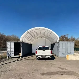 12 x 6 m Shipping Container Shelter for 20 ft Container Warehouse Garage