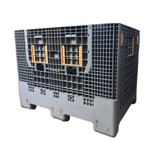 1200*800*900mm New Standard Heavy Duty Plastic Bulk Container Durable Euro Size Foldable Cargo Storage Equipment