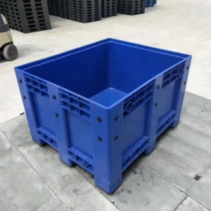 1200 X 1000*760Mm Logistic Container Large Storage Plastic Box Solid Factory Supply Plastic Pallet Box