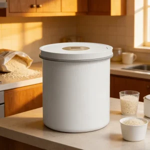 12kg Durable Airtight Modern Flexible Eco Friendly Stainless Steel Pantry Food Storage Container