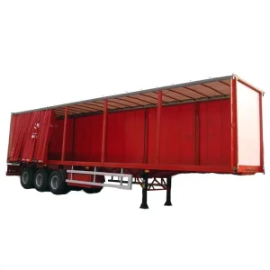 130 Ton Dry Van Trailer Tarpaulin Side Curtain Box Open Container Semi-trailer