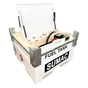 132 Gallon Steel Small Portable Fuel Dispenser Tank Backup Energy for Home Generators Construction Sites Manufacturing Plants