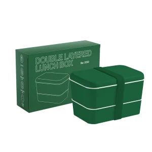 1500ml Double Layer Large Capacity Plastic Lunch Box With Cutlery Office School Portable Breakfast Picnic Container