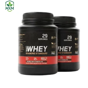 16 Tubs/case Chocolate Natural Whey Protein Powder Bulk Adult Muscle Weight Gain Fitness Exercise Nutrition Gym