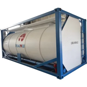 17/18/19 CBM Acid Hydrochloric Muriatic Storage Vessel 20ft ISO Tank Container with PE Lining