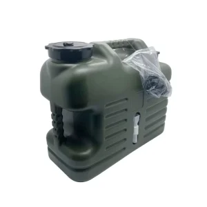 18L Portable Water Jug Camping Water Container Storage Tank with Handle for Car Trailer RV Overland Travel