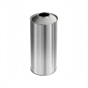 1L Empty Tinplate Aerosol Packaging Can Neck Opening for Paint Thinner Solvent Adhesive Chemical Liquid Storage Recycled