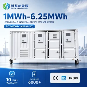 1MWh 0.5C BESS Container 20ft LiFePO4 Liquid Cooling Commercial Energy Storage 10-Year Warranty CE