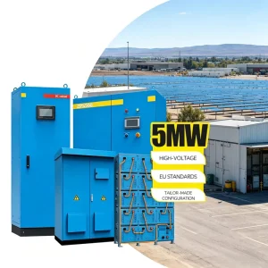 1MWh 2MWH 5MWh 10MWh Lifepo4 52v Battery ESS for Solar Power Storage 10ft 20ft 40ft Container Battery Energy Storage System