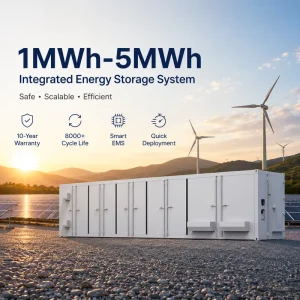 1MWh 2MWh 2.5MWh 3MWh 3.85MWh 4MWh 5MWh BESS Container LiFePO4 Solar Wind Energy Storage Hybrid Grid RS485 Peak Shaving Liquid