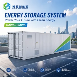 1MWh 2MWh 3.85MWh 5MWh Containerized BESS LiFePO4 Solar Wind Energy Storage Smart EMS Peak Shaving Backup Can OEM