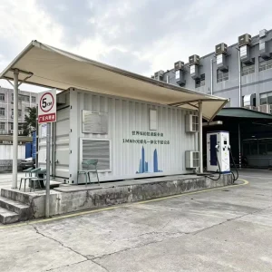 1MWh 500kW All In One Containerized DC Fast EV Charging Station BESS LiFePO4 Solar PV Industrial Commercial Backup Power On Grid