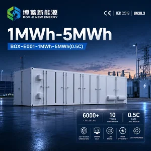 1MWh 5MWh Containerized BESS LiFePO4 Battery Energy Storage System Solar Wind Hybrid Grid RS485 Peak Shaving OEM Manufacturer