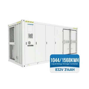 1MWh LiFePO4 Battery Container 500kW PCS 1.5MWh Lithium Battery Energy Storage System 20FT BESS Liquid Cooling for Solar Plant