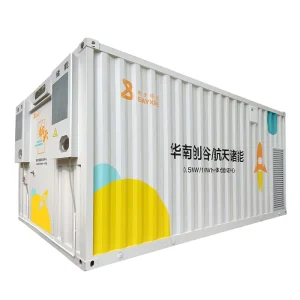 1Mwh 2Mwh Container Outdoor Solar Power Energy Storage Battery Air Cooling AC DC Integrated Power