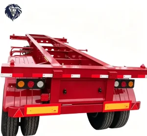 2 3 4 Axle Available Container Chassis Heavy Duty High Load Capacity for Container Haulage