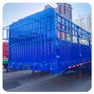 2/3/4-Axle Side-Curtain Side-Open Container Trailer, 40-60 Ton