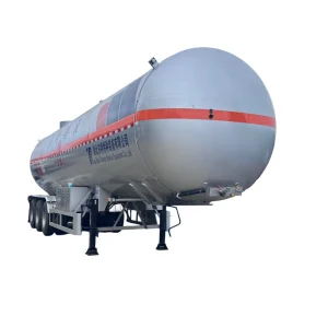 2/3/4 Axles 50cbm CNG Compressed Natural Gas Tank Semi-trailer Gas LPG Tanker Trailers Medium Pressure for Sale