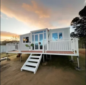 2 3 Bedroom Prefabricated Modular Expandable Outdoor Vacation Tiny Villa Type Container Houses