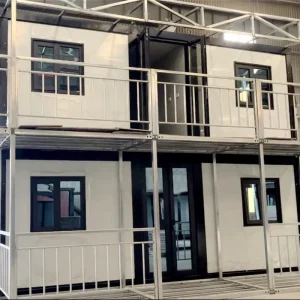 2-4 Bedrooms Container House Expandable Prefabricated Mobile Home with Toilet & Kitchen Double Floor Extendable House