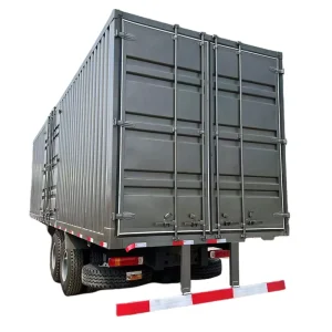 2 Axles 60 Ton Fully Enclosed Cargo Container Dry Box Semi Trailer for Sale