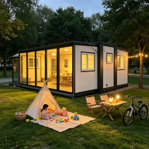 2 Bedroom 1 Bath Container Homes 20ft Luxury House Expendable Container House Brand new Design