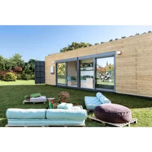2 Bedroom Luxury Mediterranean Style Fully Furnished Prefab Fabricated Mobile Houses Easy Assemble in Kenya